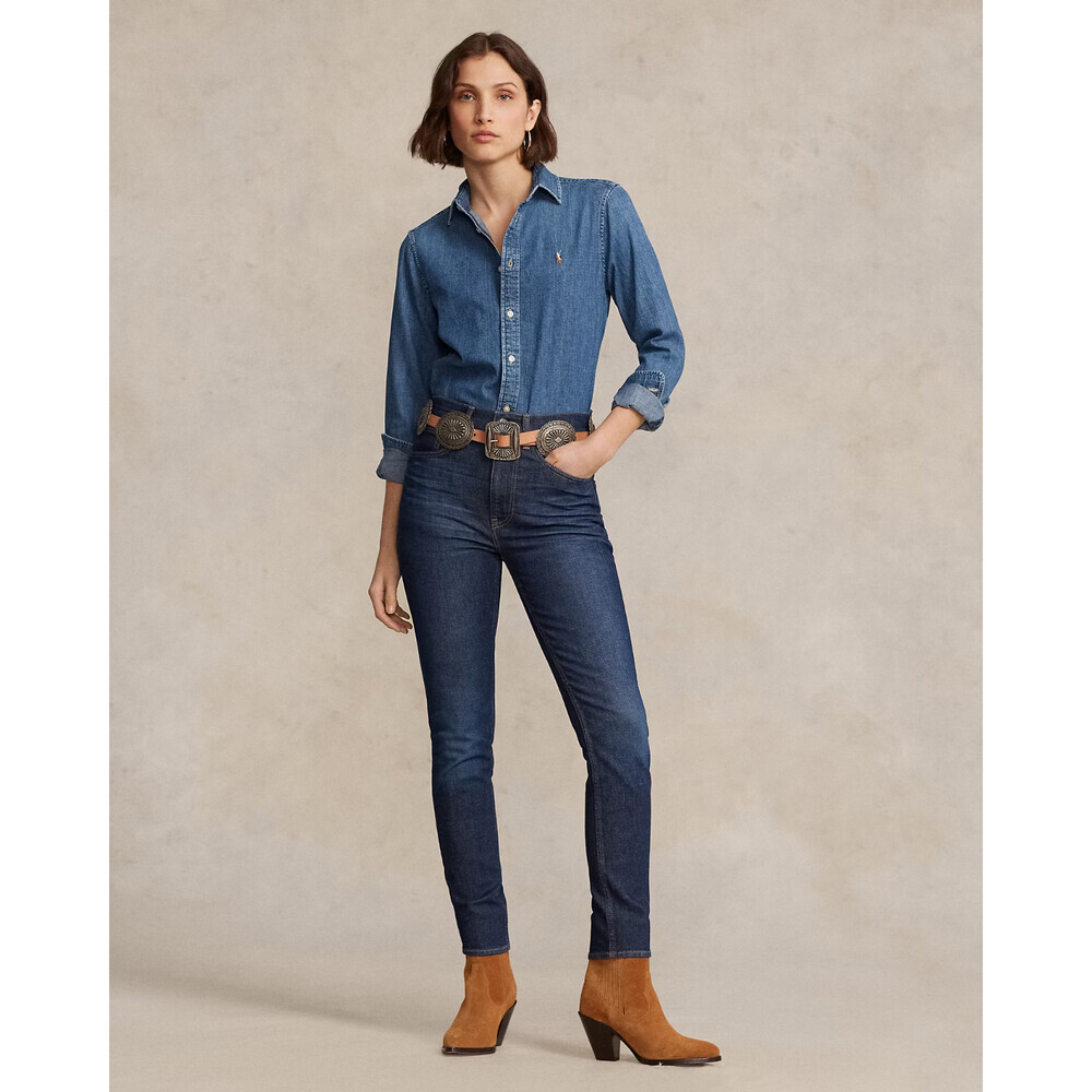 NEW Polo Ralph Lauren Women's 25 High-Rise Super-Slim Skinny Ankle Jean NWT $198